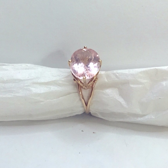 SOON 👀 PEACH MORGANITE 🎟 in 14K YELLOW GOLD ⚜️ - Picture 5 of 8